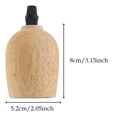 Lámpara De De La Base E27 Decoración Del 8 Cm X 5,2 Cm