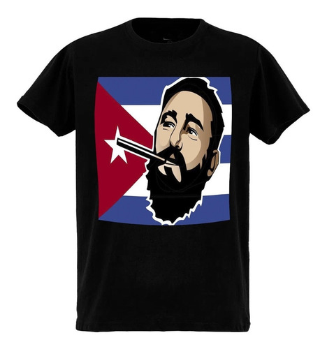 Camiseta T-shirt Fidel Castro Revolucion R21