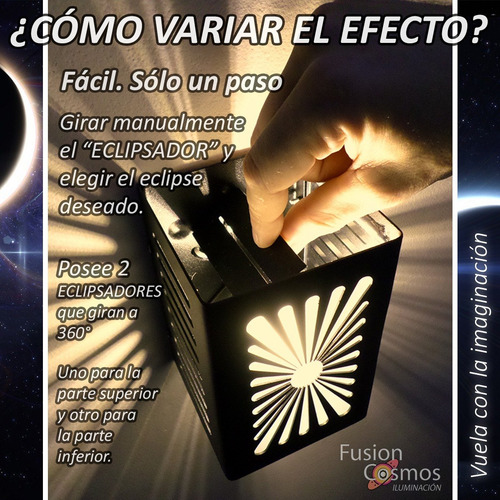 Imagen 3 de 10 de Bañador Pared 10 Efectos Regulable Proyector Estelar Led 12w