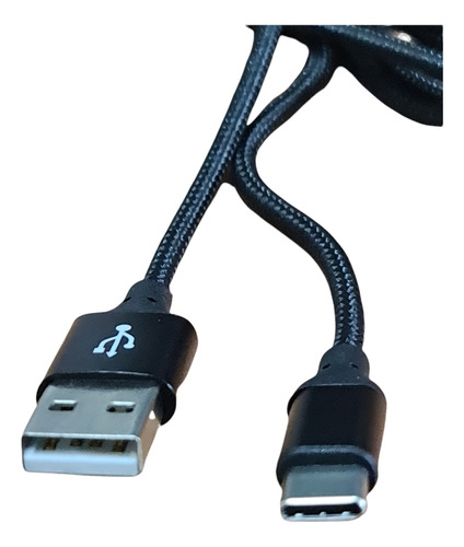 Cable 1mts Usb C 3.1 A Usb Función Data : Color: Negro