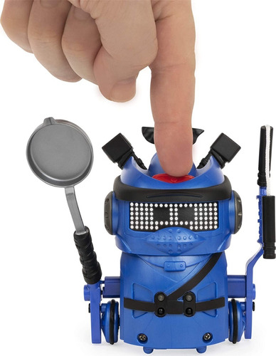 Ninja Bots 1 Pack Robot De Combate Color Azul Personaje Cobra Azul