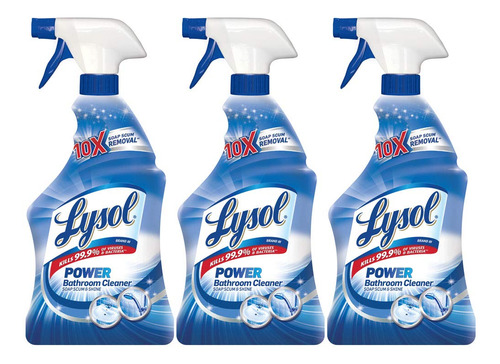 Lysol Power - Gatillo Limpiador De Bao, 22 Onzas (paquete De