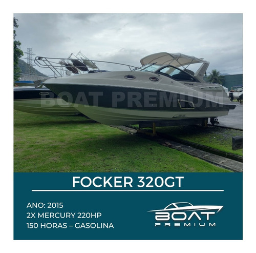 Focker 320gt, 2015, 2x Mercury 220hp - Phantom - Yacxo