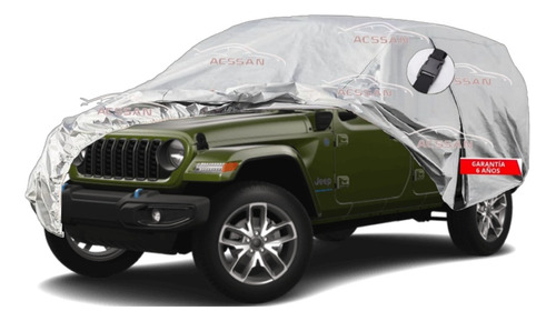 Cobertura Cubreauto Broche Wrangler 4 Puertas 2023