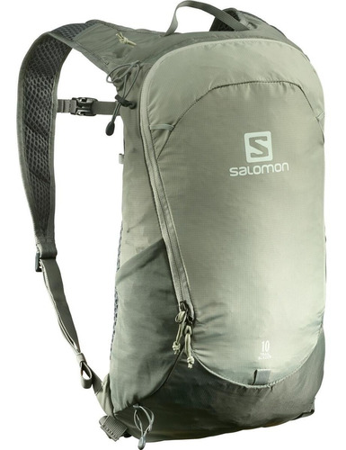 Mochila Salomon Trekking Trailblazer 10 Lts Running Comoda Color Gris