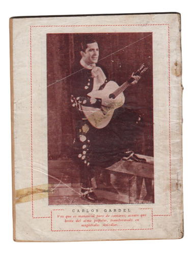 1955 Tango Seleccion Gardel N° 7 Repertorio Inedito Uruguay (Usado)