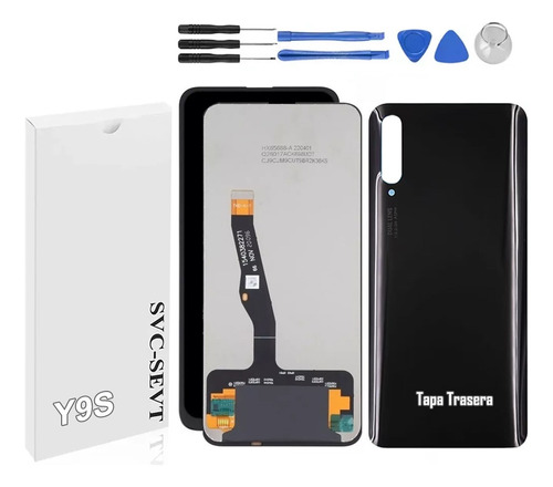 Pantalla Para Huawei Y9s Stk-l21 Con Tapa Trasera Negra