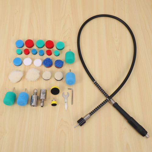 Detail Pulisher Shaft, Kit De Almohadillas Para Pulir Con Ta