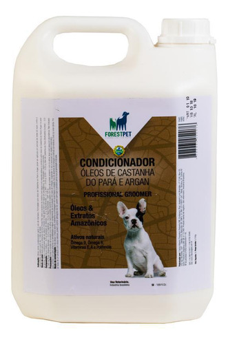 Cond. Óleo De Castanha E Argan Forest Pet 5l - Natureza