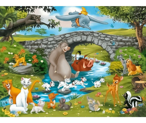 Rompecabezas Animalitos Disney Ravensburger 100 Piezas Xxl