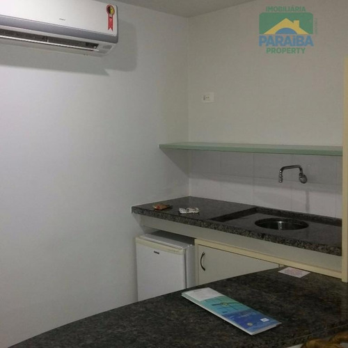 Imagem 5 de 9 de Flat Mobiliado À Venda - Mobiliado - Cabo Branco - João Pessoa - Pb - Fl0017
