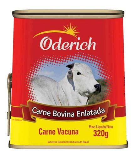 Comida Enlatada  Carne Bovina Enlatada 320g Oderich