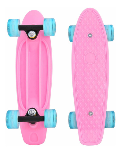 Tabla De Skate Cyboard Mini Board Rosa 17pulgadasx5pulga Tsk