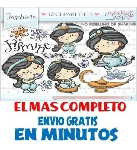 Pack Imágenes Hd Clipart Cuento Jasmin Aladino Caperuza