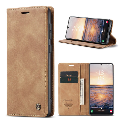 Funda Cartera Protector Caseme Para Samsung S23 Plus