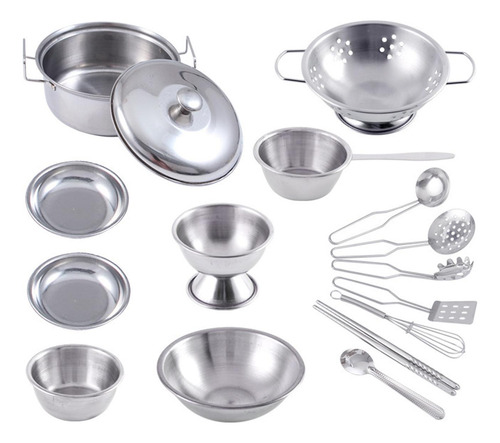 Pack De 16 Juguetes De Cocina Realistas Utensilios De Cocina
