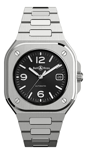 Bell & Ross Br 05 Black Dial Steel Automatic Watch