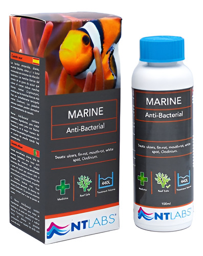 Nt Labs Marine Anti-bacterial Trata Ictio Reef Safe 100ml