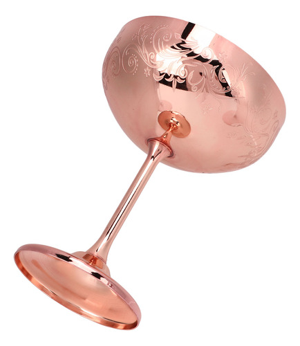 Auricular L Flower, Copa De Vino De Metal Cobre, Copa De Cha