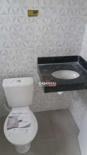 Imagem 22 de 30 de Sobrado Novo Com 3 Quartos, 03 Banheiros E 03 Vagas, À Venda Por R$400.000,00 - Brejatuba/pr - So0046