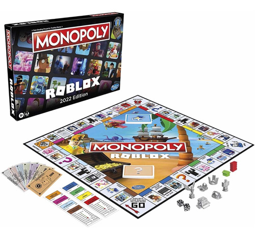 Monopoly: Roblox Edición 2022 Juego De Mesa + Código Virtual