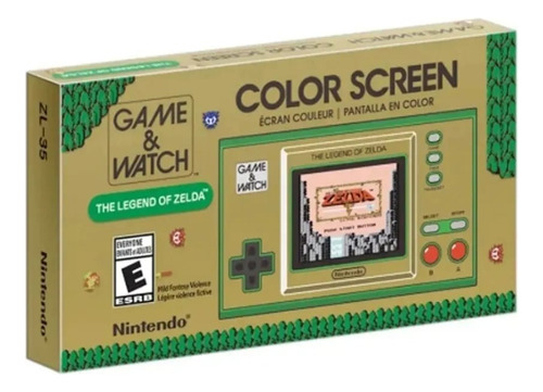 Nintendo Game & Watch The Legend Of Zelda Dorado Y Verde