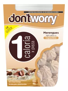 Merengues Light Dont Worry Capuchino 1 Pack