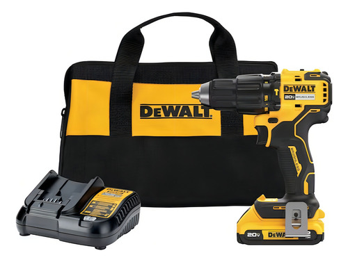 Taladro Rotomatillo De 1/2 Dewalt 20v Max Brushless Dcd798d1 Color Amarillo Frecuencia 60