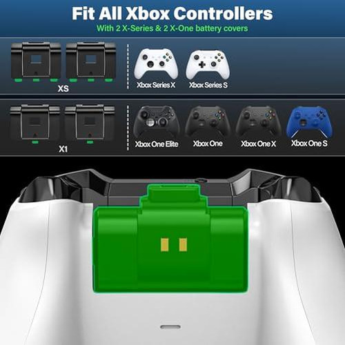 Paquete De Baterías Recargables Para Controlador Xbox, Bater