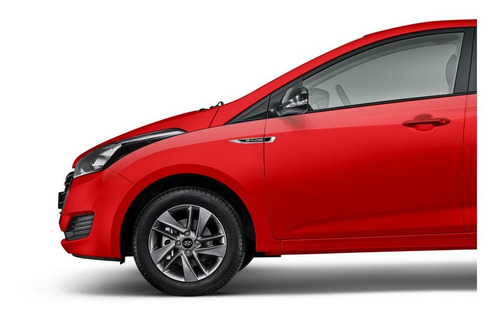 Adesivo Aplique Lateral Hyundai Hb20 Emblema Resinado Res76