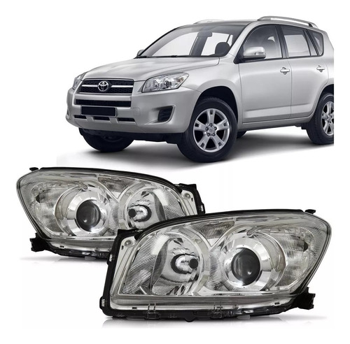 Juego De Opticas P/ Toyota Rav4 2009 2010 2011 ( Rav-4 )