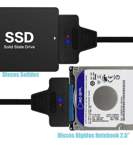 Adaptador Usb 3.0 A Sata 2.5 Discos Rigidos Y Grabadoras