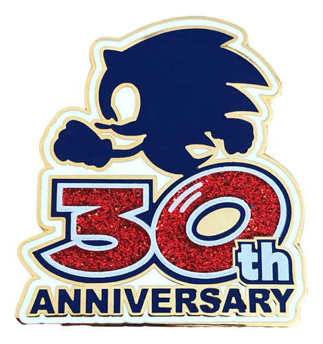 Sonic The Hedgehog - Pin De Edicion Limitada Del 30 Aniversa