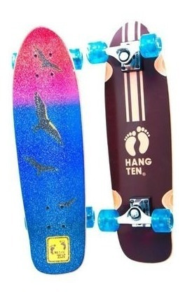 Skate Semi Longboard Madeira Profissional Hang Ten Ht11900