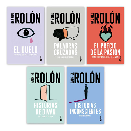 Pack 5 Libros De Gabriel Rolón - Booket