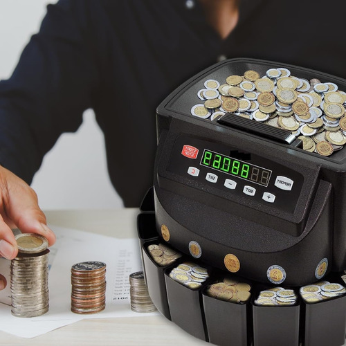 Contador De Monedas Con Pantalla Led 7 Dígitos