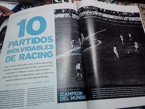 El Grafico 4359 10 Partidos Inolvidables De Racing Club