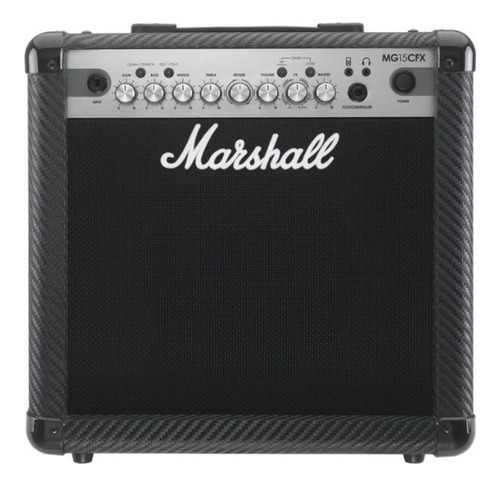 Marshall Mg15 Cfx Amplificador Guitarra Electrica + Efectos Color Negro