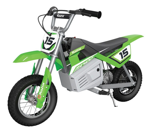 Motocicleta Eléctrica Para Motocross Color Verde Para