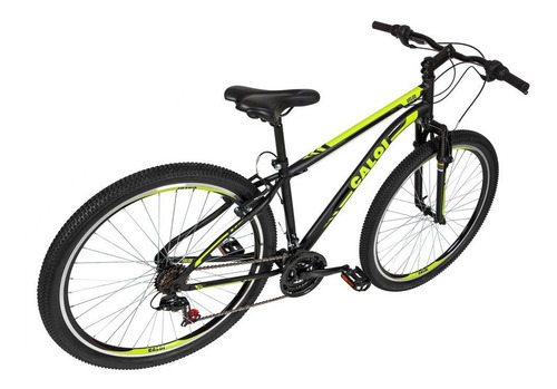 Bicicleta de MTB Caloi Velox Aro 29, cuadro de 17 pulgadas, color negro, talla M