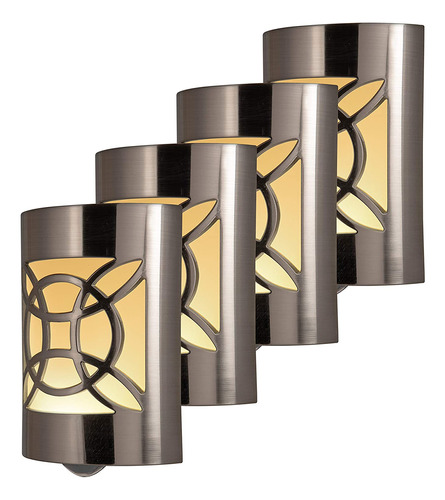 Ge Coverlite - Luz Nocturna Led  Diseño Floral  2 Unidades 