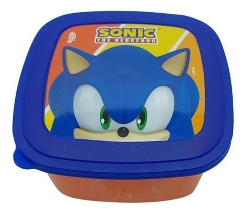 Recipiente Caja Sandwichera Infantil Sonic
