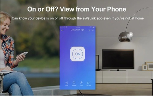 Imagem 7 de 10 de Kit 2 Sonoff Mini Interruptor Wi-fi Automação Residencial