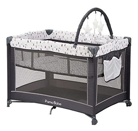 Pamo Babe Playard Portátil, Patio De Juego Resistente Con Co