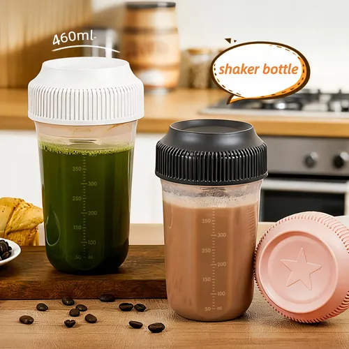 Z- Copo Misturador Manual 15.55oz Para Shakes De Proteína