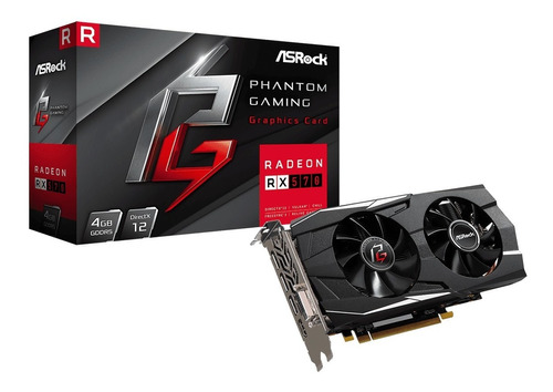 Tarjeta De Vídeo Asrock Rx 570 Phantom Gaming 4gb Ddr5