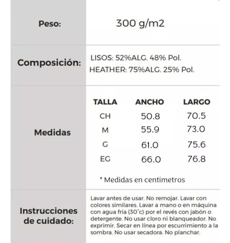 Sudadera Cuello Redondo Optima Felpa 38102 Caballero 300gr/m