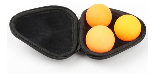 (bl) Caja De Tenis De Mesa Para Guardar 3 Pelotas De Ping-po