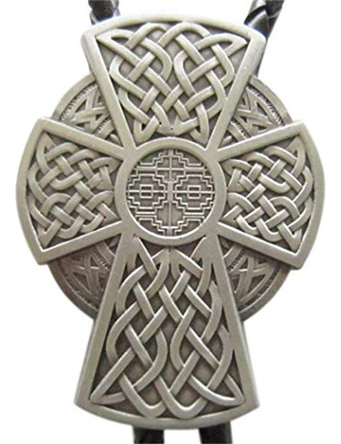 Vintage Celtic Cross Bolo Tie También Disponible En Ee. Uu.