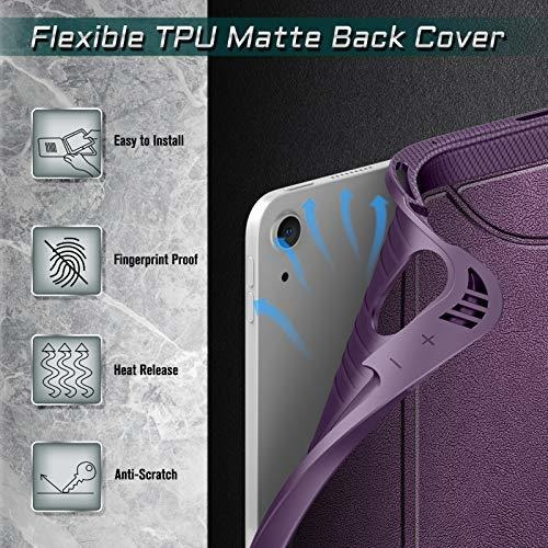 Funda Para iPad Air 4 Fintie Casebot Soporte Magnético Púrpu